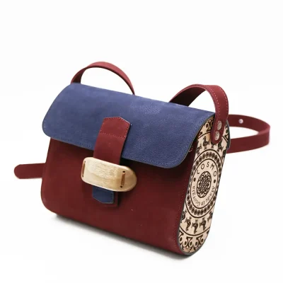 Woodle New - Blue / Burgundy